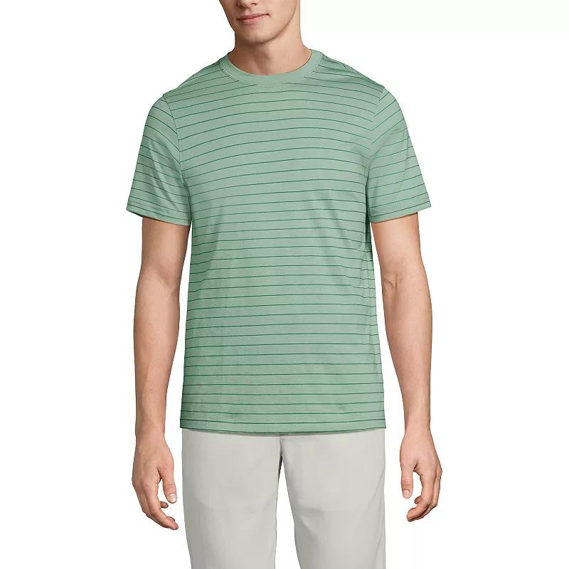 Men's Lands' End Supima Crewneck Tee,  Product Image