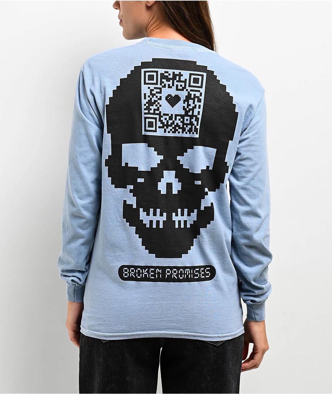 Broken Promises Hitchhiker Storm Grey Long Sleeve T-Shirt Product Image