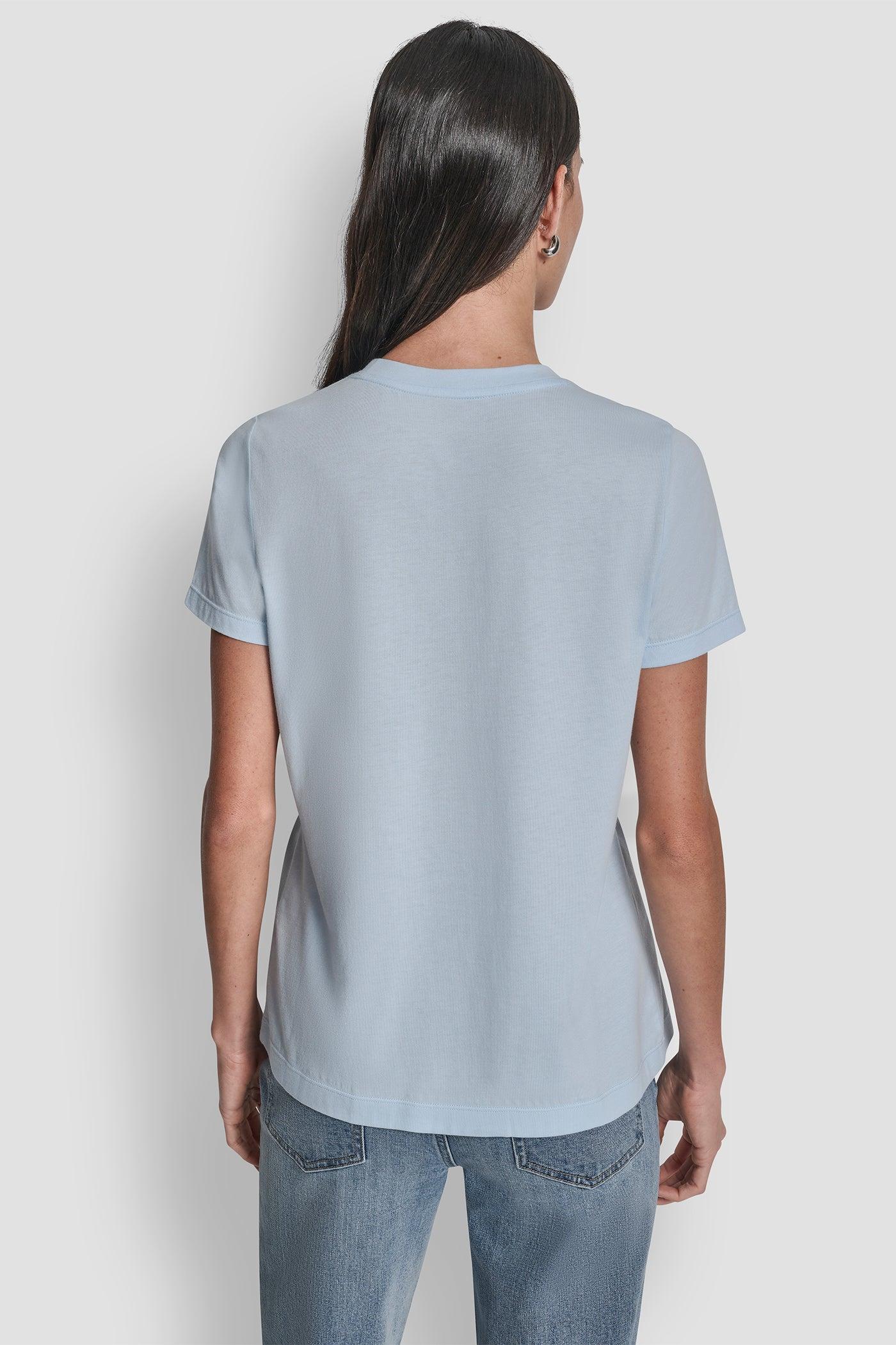 DKNY BOX RHINESTONE LOGO TEE Product Image
