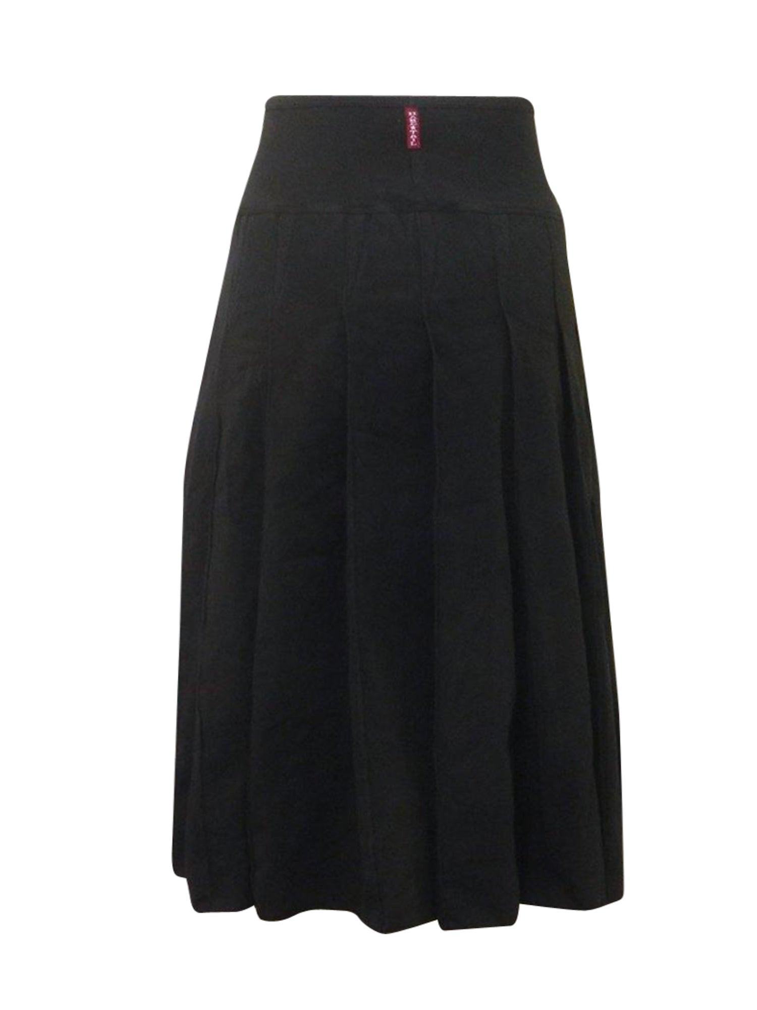 Hard Tail Drop Waist Pleated Skirt W-959 Product Image
