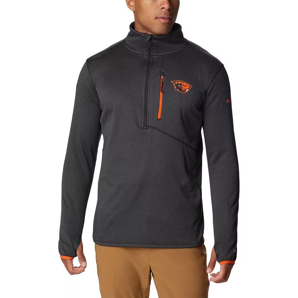 Men's Columbia Black Oregon State Beavers Park View Omni-Wick Half-Zip Top,  Product Image