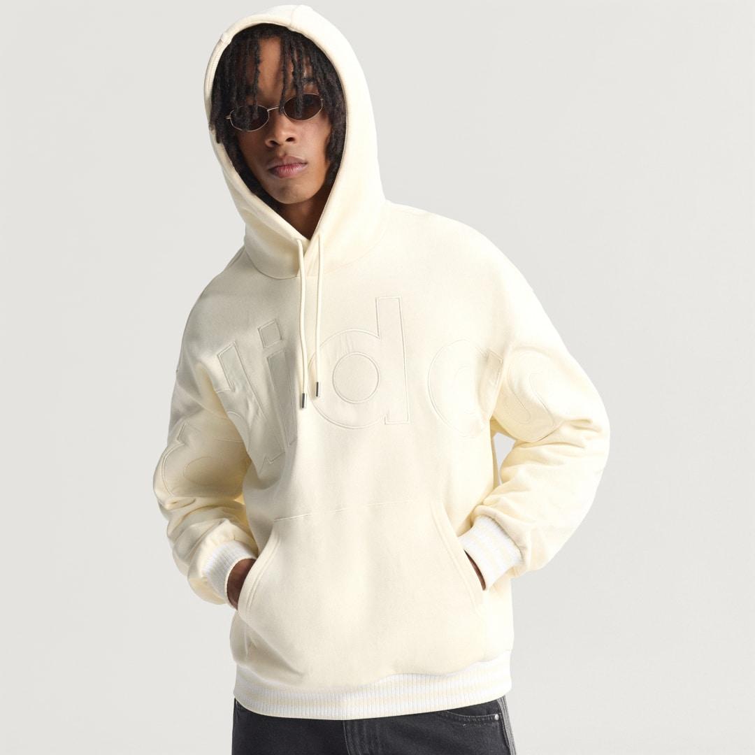 adidas Premium Sweatshirt Cream White XL Mens Product Image
