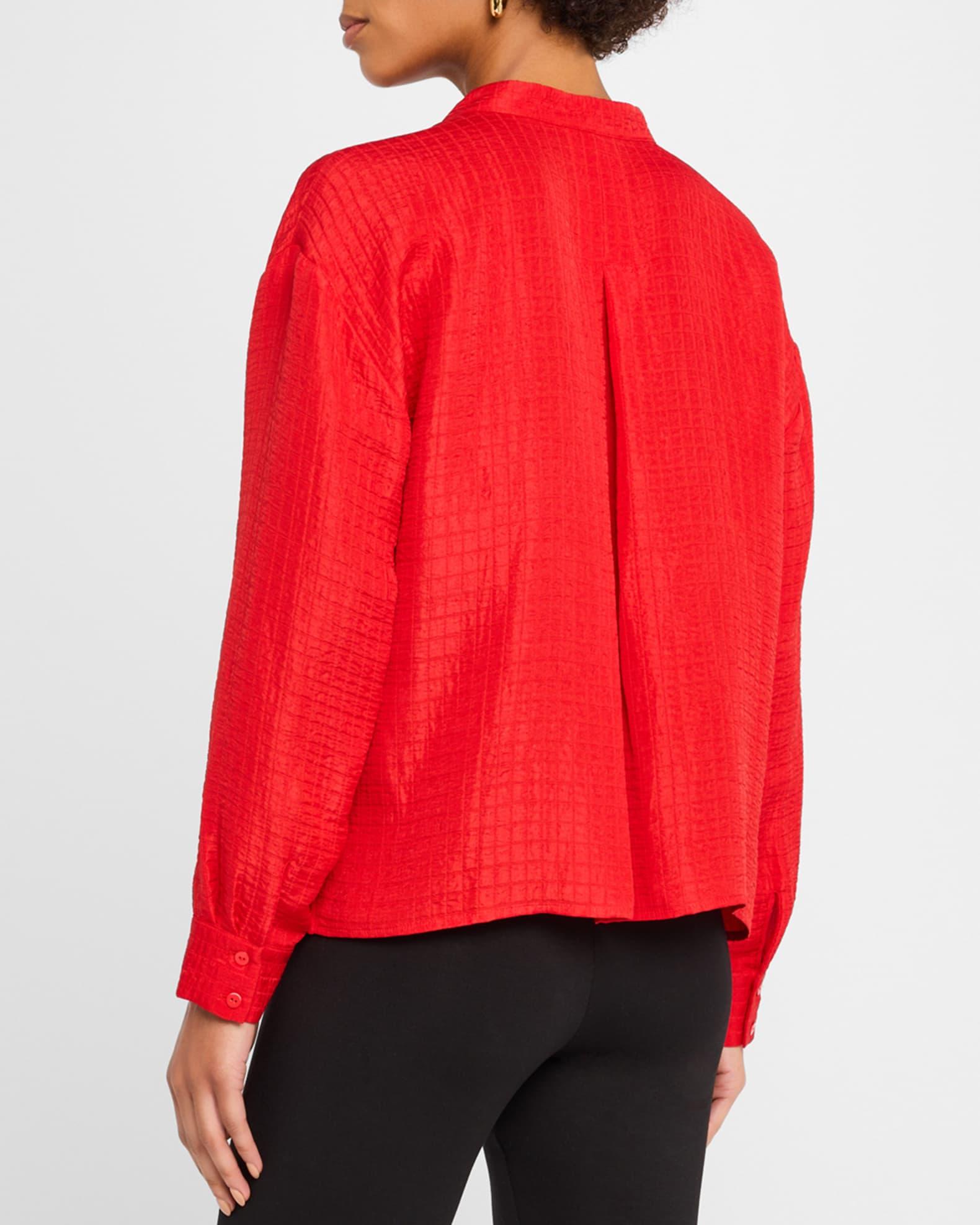 Textured Silk-Organic Linen Top Product Image