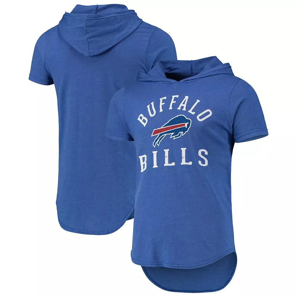 Mens Fanatics Branded Heathered Royal Buffalo Bills Field Goal Tri-Blend Hoodie T-Shirt Product Image