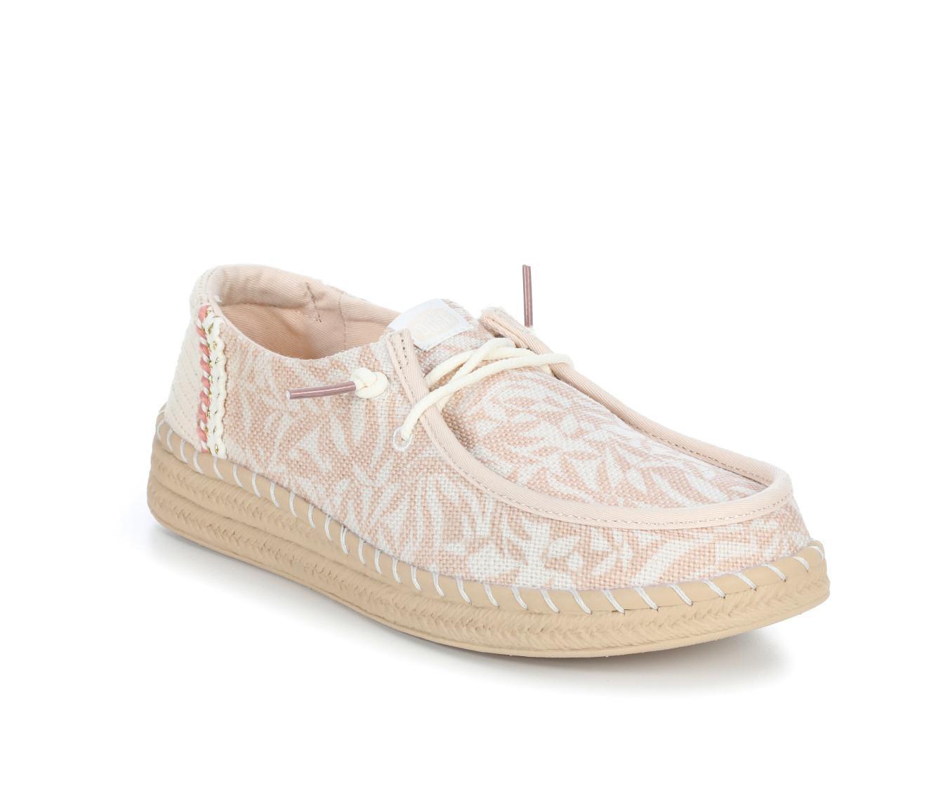 Women's HEYDUDE Wendy Espadrille Retro Palm Casual Shoes Product Image
