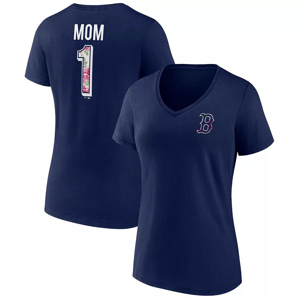 Women's Navy Boston Red Sox Mother's Day Plus  Product Image