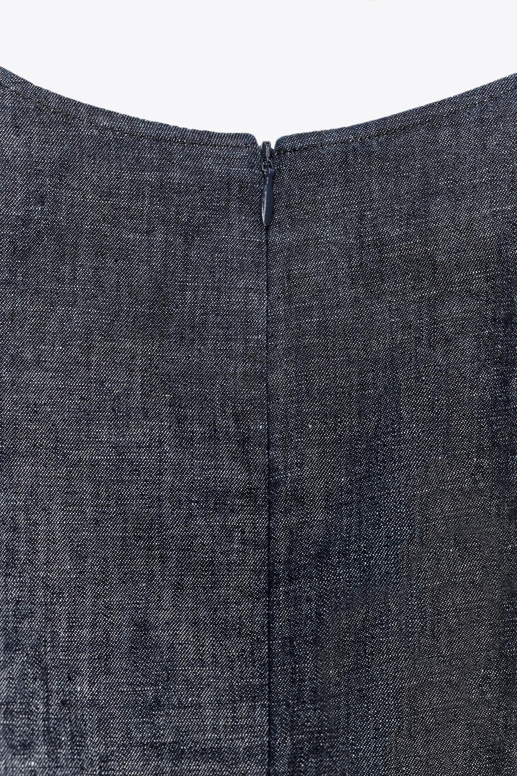 ZW COLLECTION DENIM MIDI DRESS Product Image