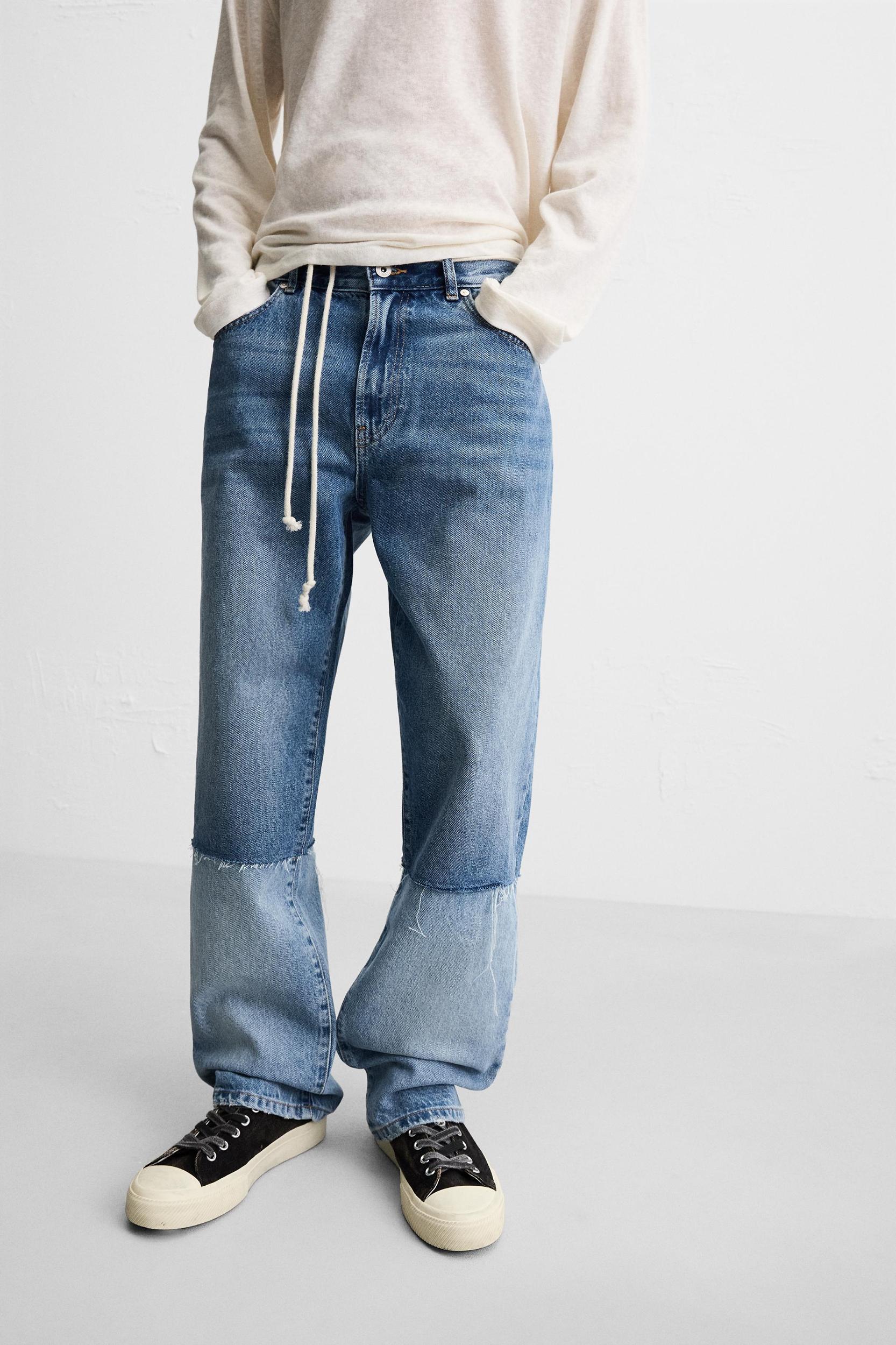 PATCHWORK RELAXED FIT JEANS Product Image