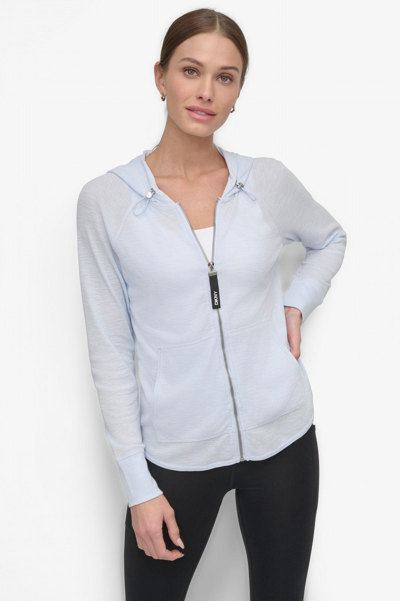 SLUB WAFFLE KNIT HOODIE Product Image