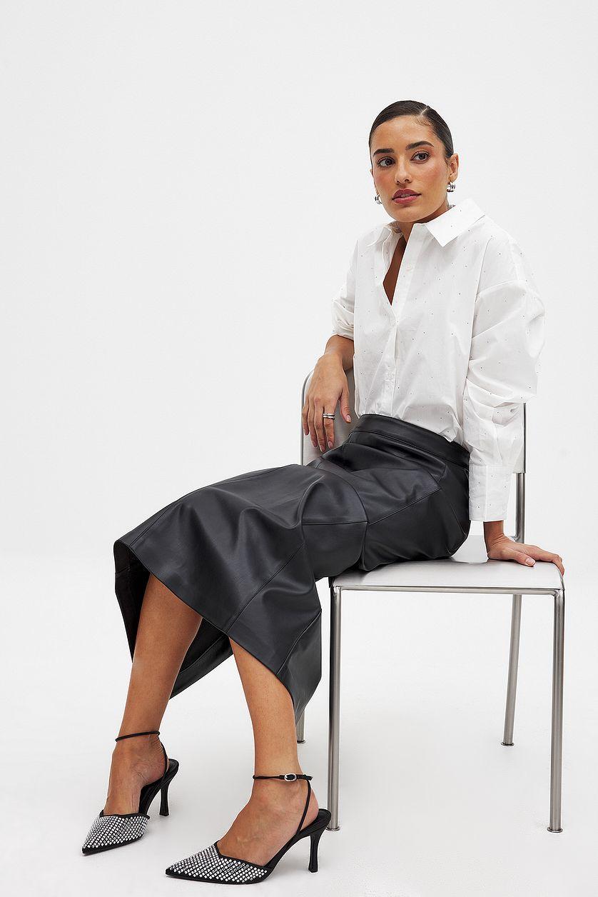 Rhinestone Covered Pumps Silver Product Image