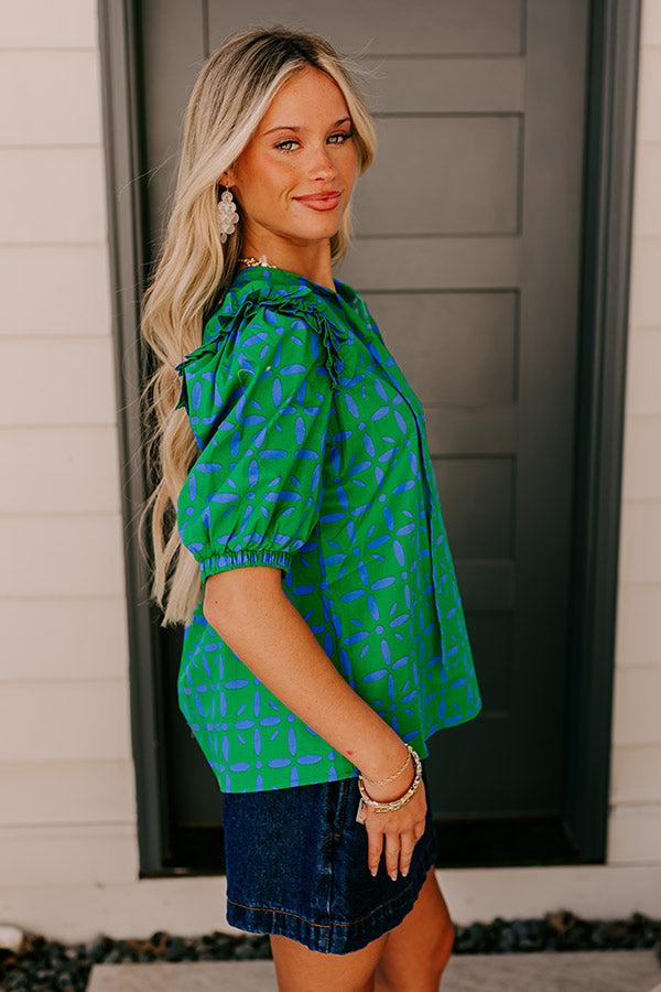 Polished Perfection Floral Top Product Image