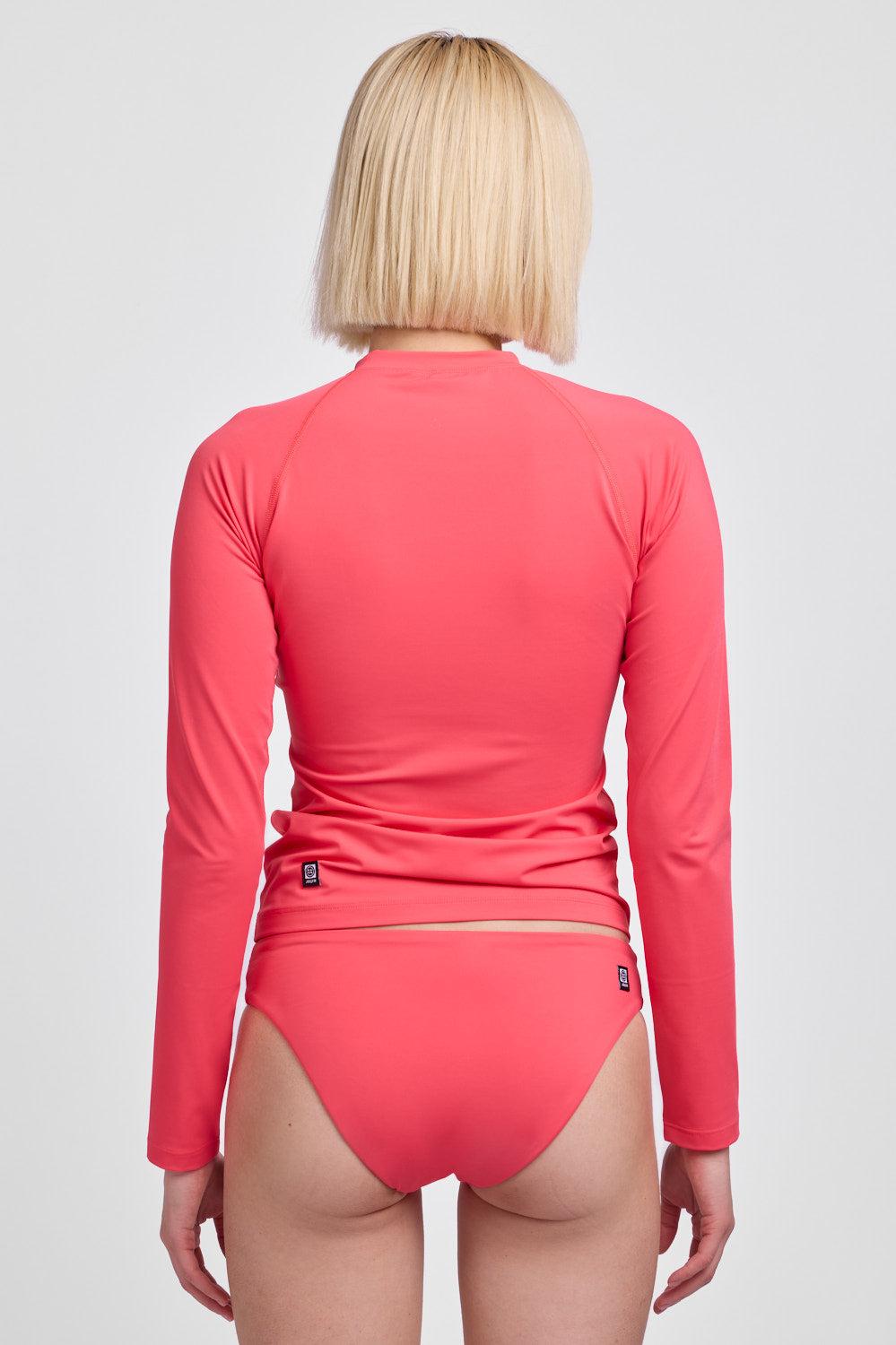 Noonan Long Sleeved Rashguard - Coral Reef Female Product Image