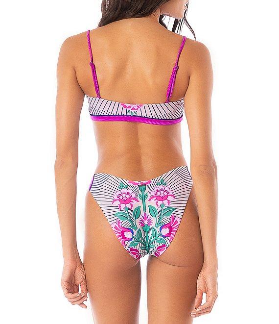 Maaji Splendour Cerise Bouquet High Leg Swim Bottom Product Image