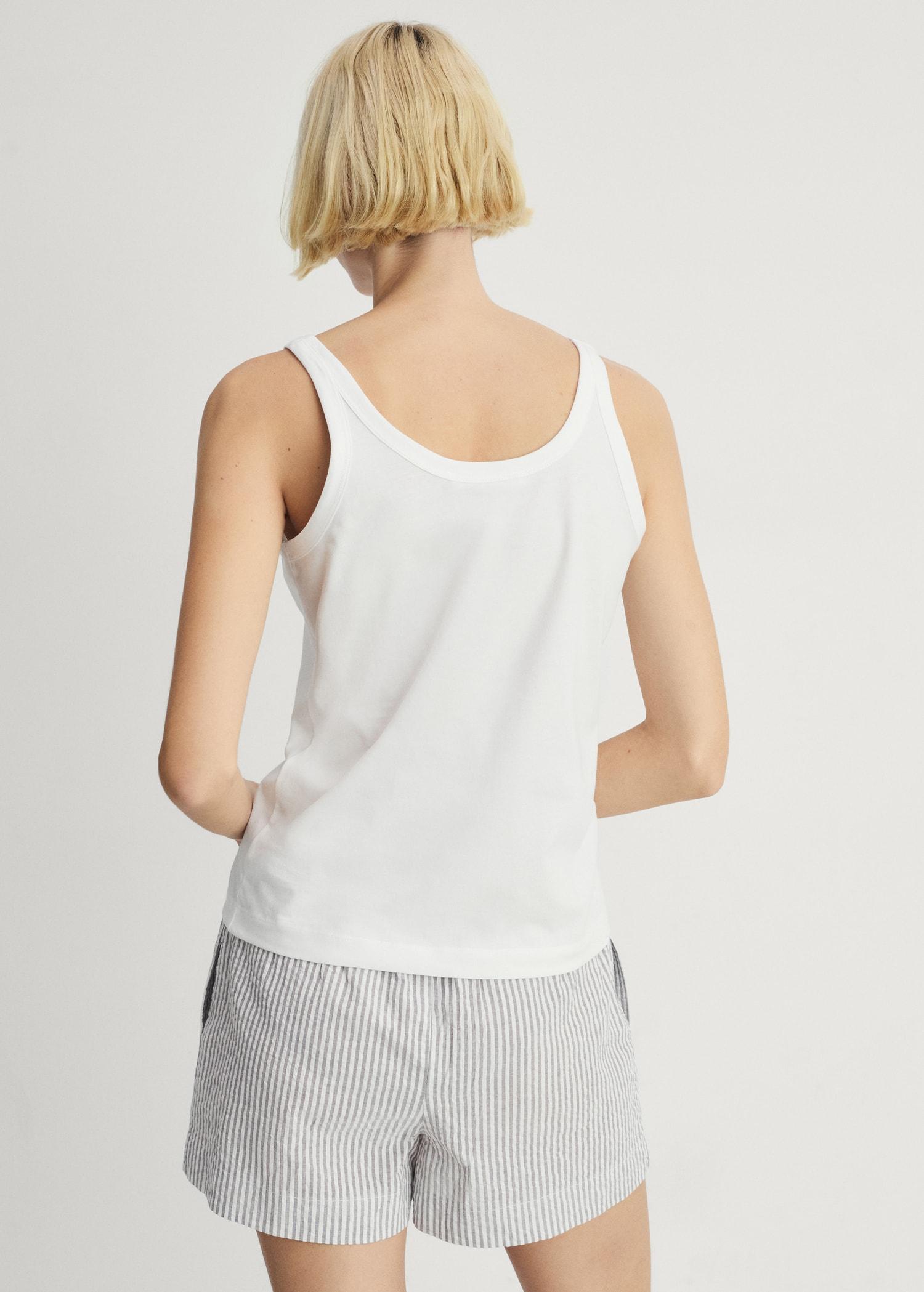 Striped two-piece pajamas - Women | MANGO USA Product Image