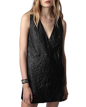 Zadig & Voltaire Rasha Leather Dress Product Image