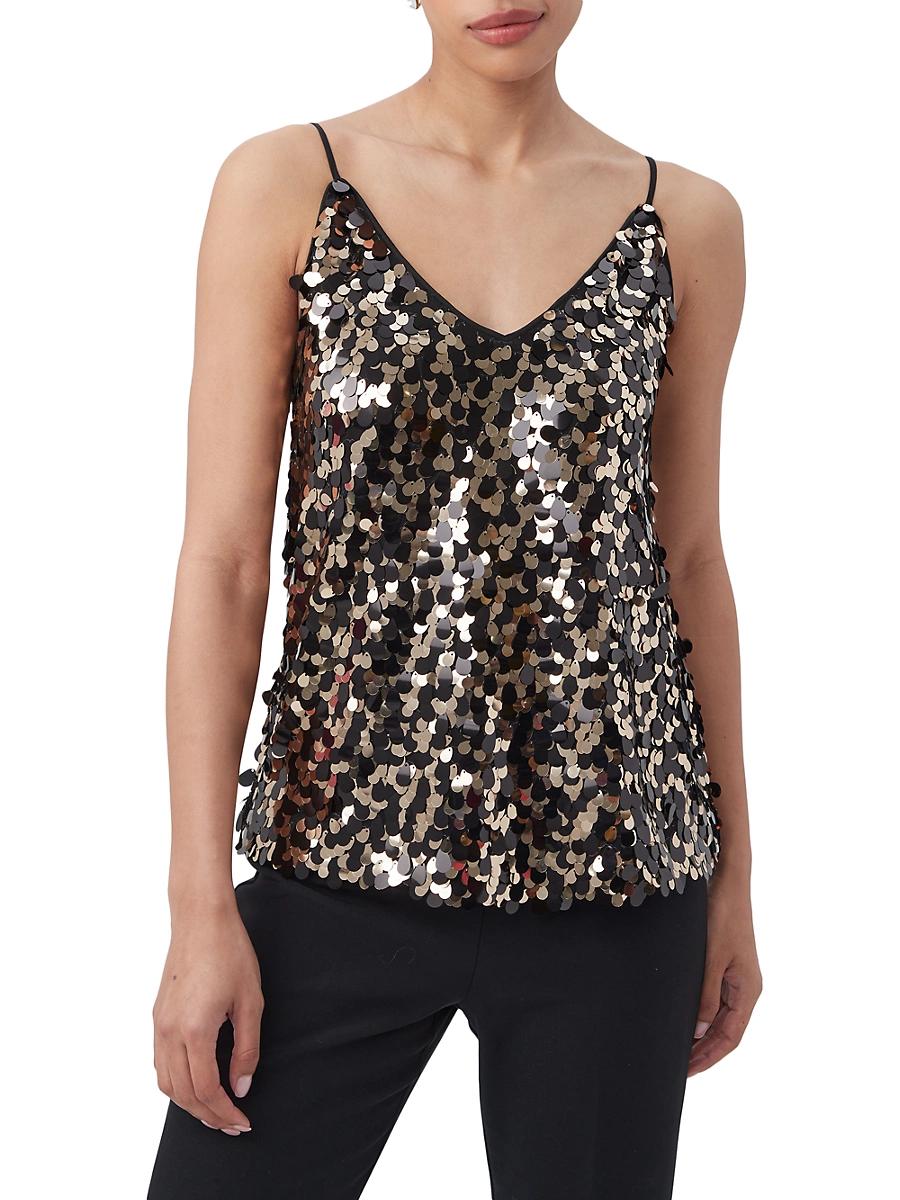 Womens Becca Sequined Tank Product Image