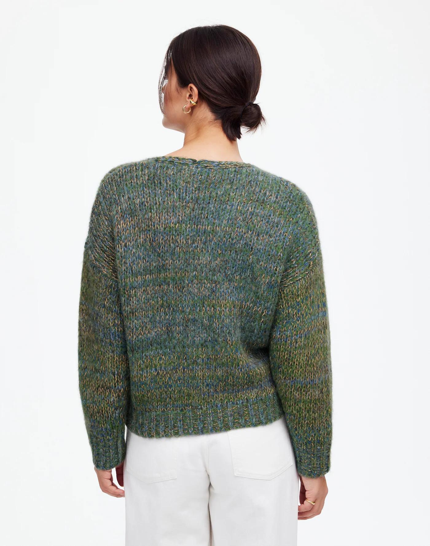 Marled V-Neck Sweater Product Image
