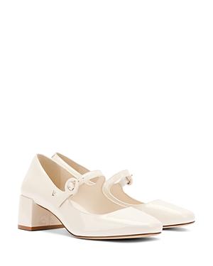 Larroude Womens Blair Buckled Ankle Strap Block Heel Pumps Product Image