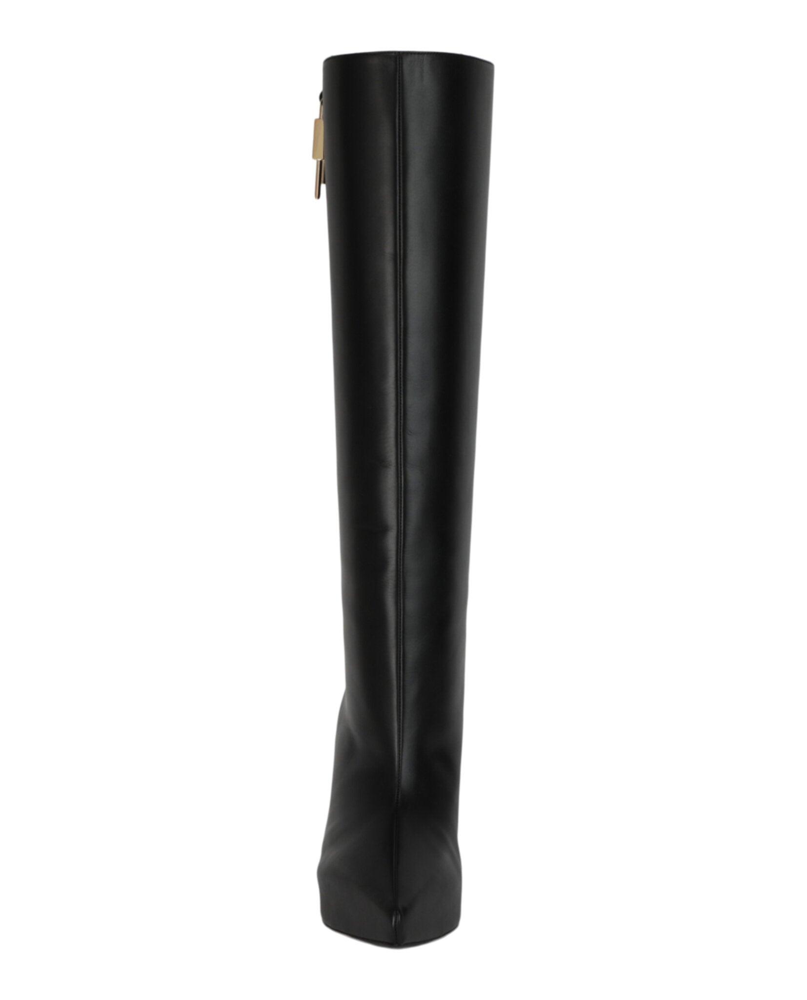 Givenchy G-Lock Knee-High Wedge Boots Female Product Image