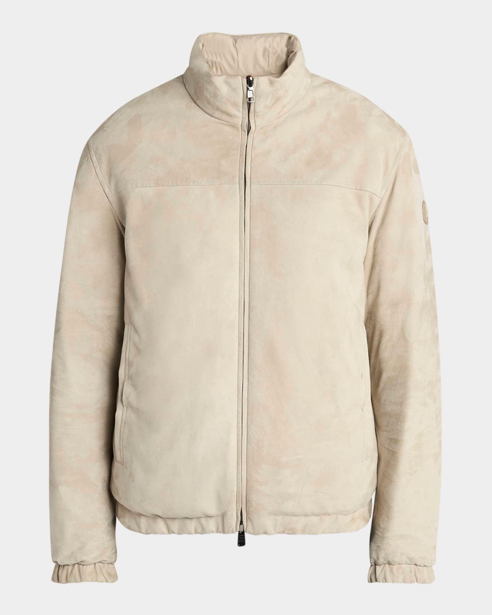 Men's Cernay Reversible Suede and Quilted Jacket Product Image