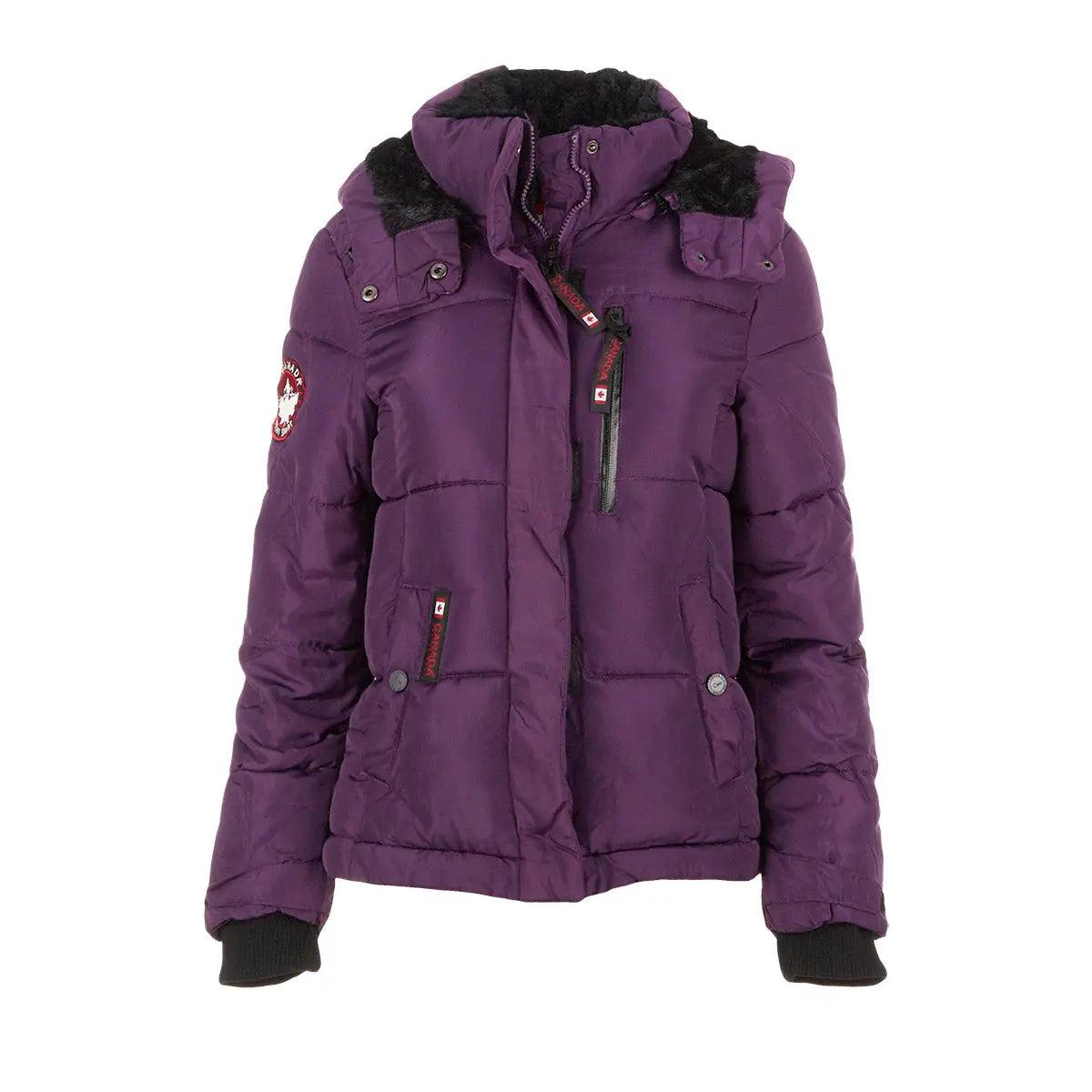 Canada Weather Gear Women's Long Puffer with Sherpa Lined Hood Product Image