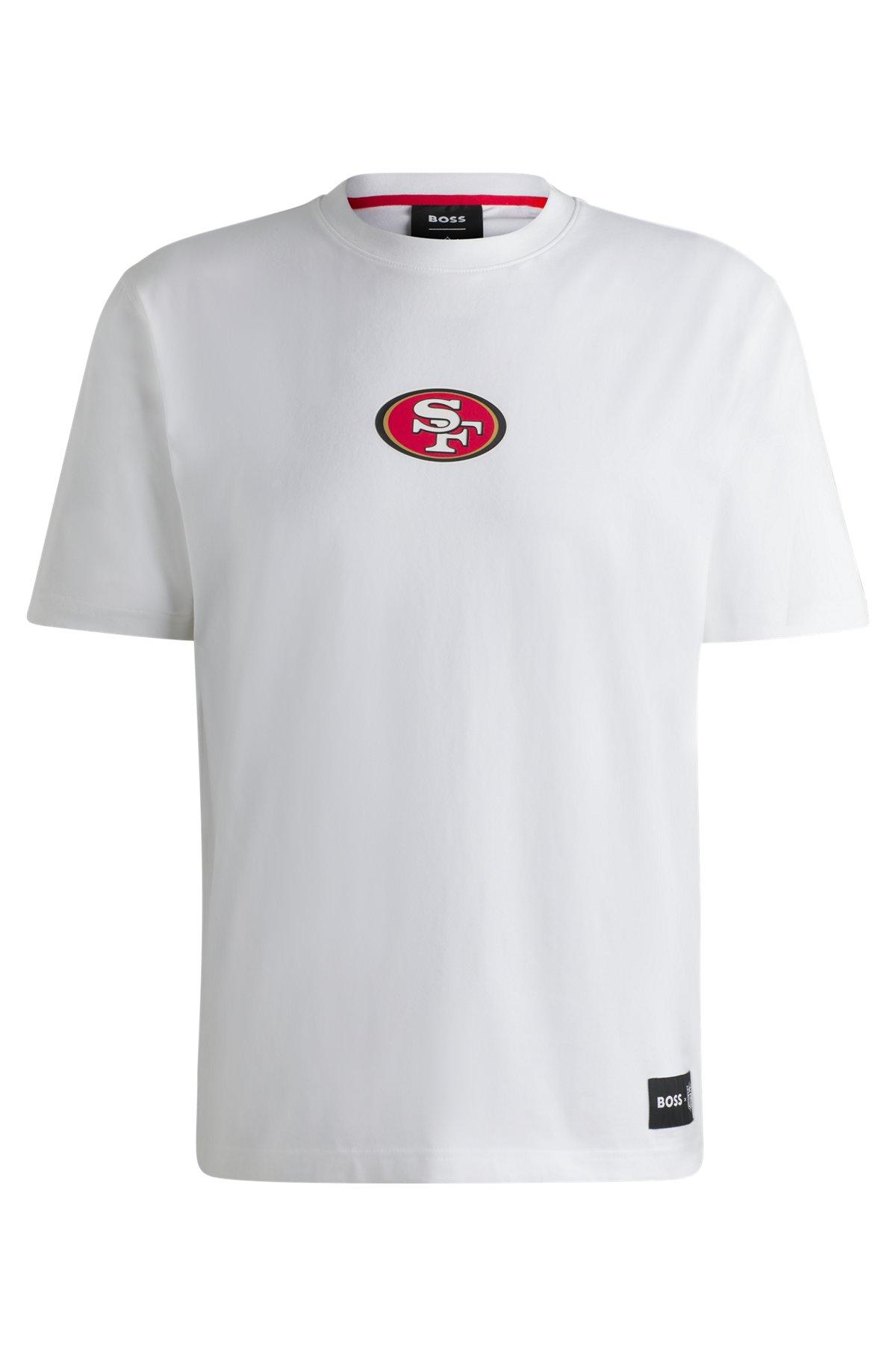 BOSS x NFL stretch-cotton T-shirt with special branding Product Image