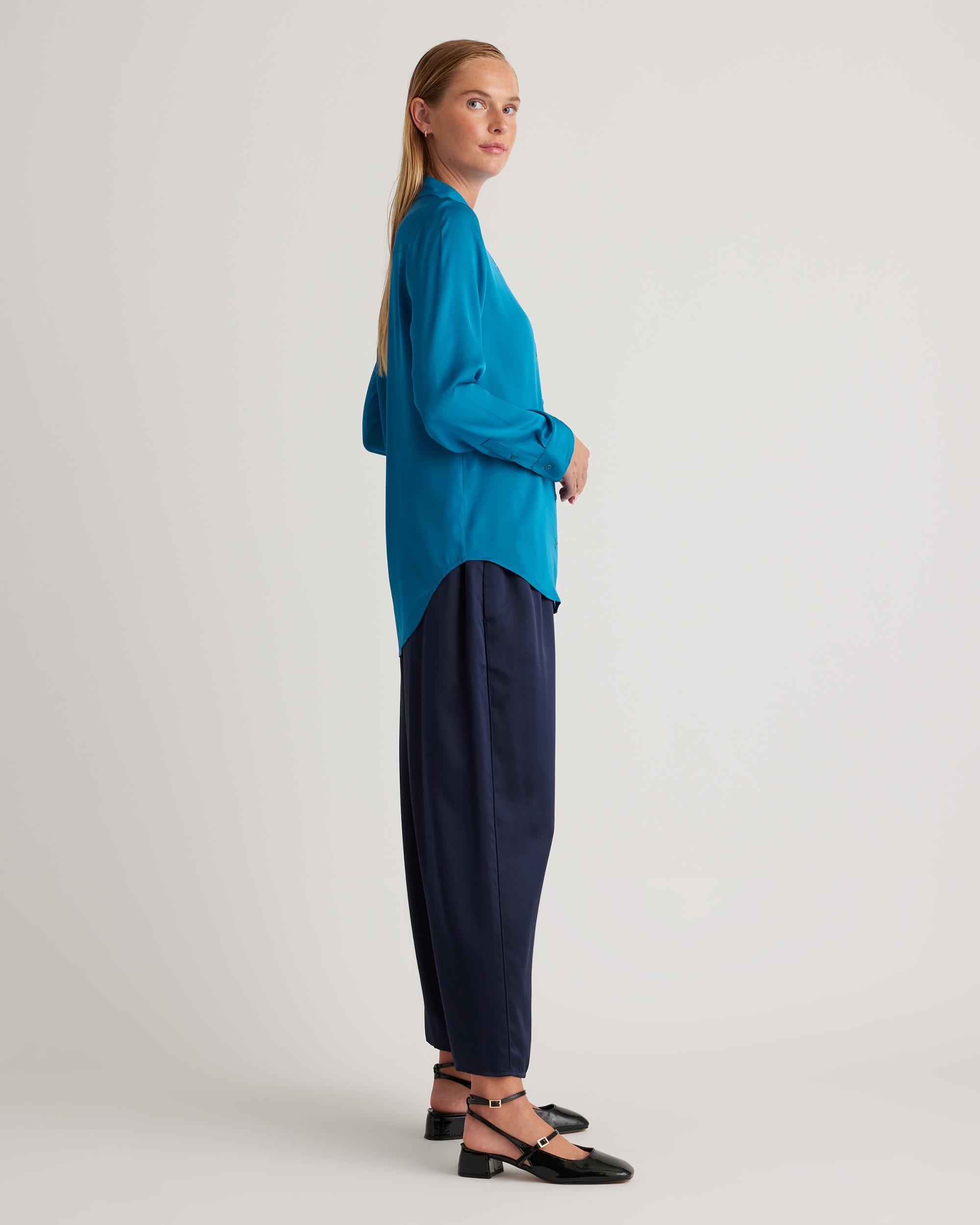Quince | Women's Washable Stretch Silk Blouse Product Image