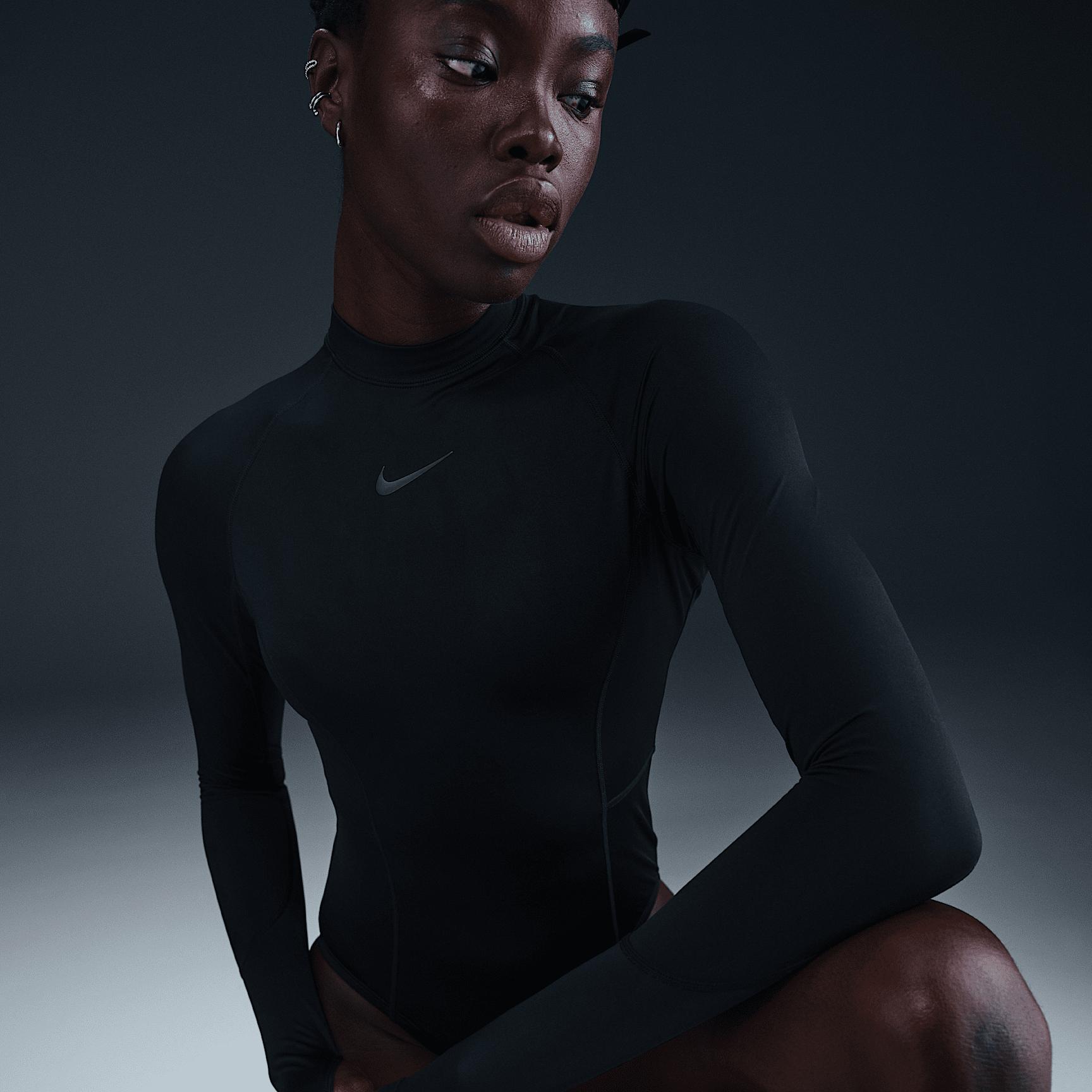 Nike Womens Swim Fusion HydraLock Long-Sleeve One-Piece (CB) | NESSF166-001 Product Image
