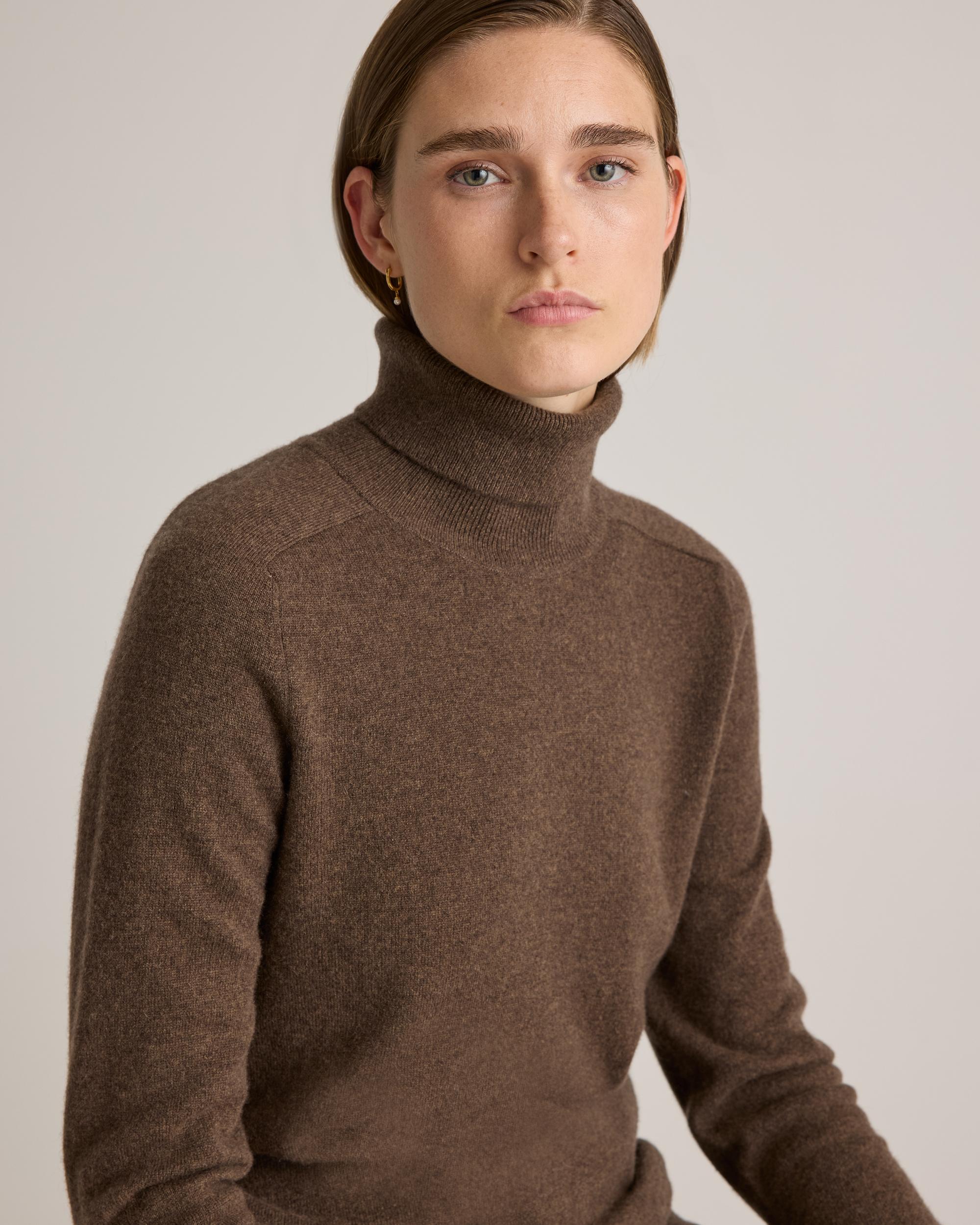 Quince | Women's Mongolian Cashmere Turtleneck Sweater Product Image