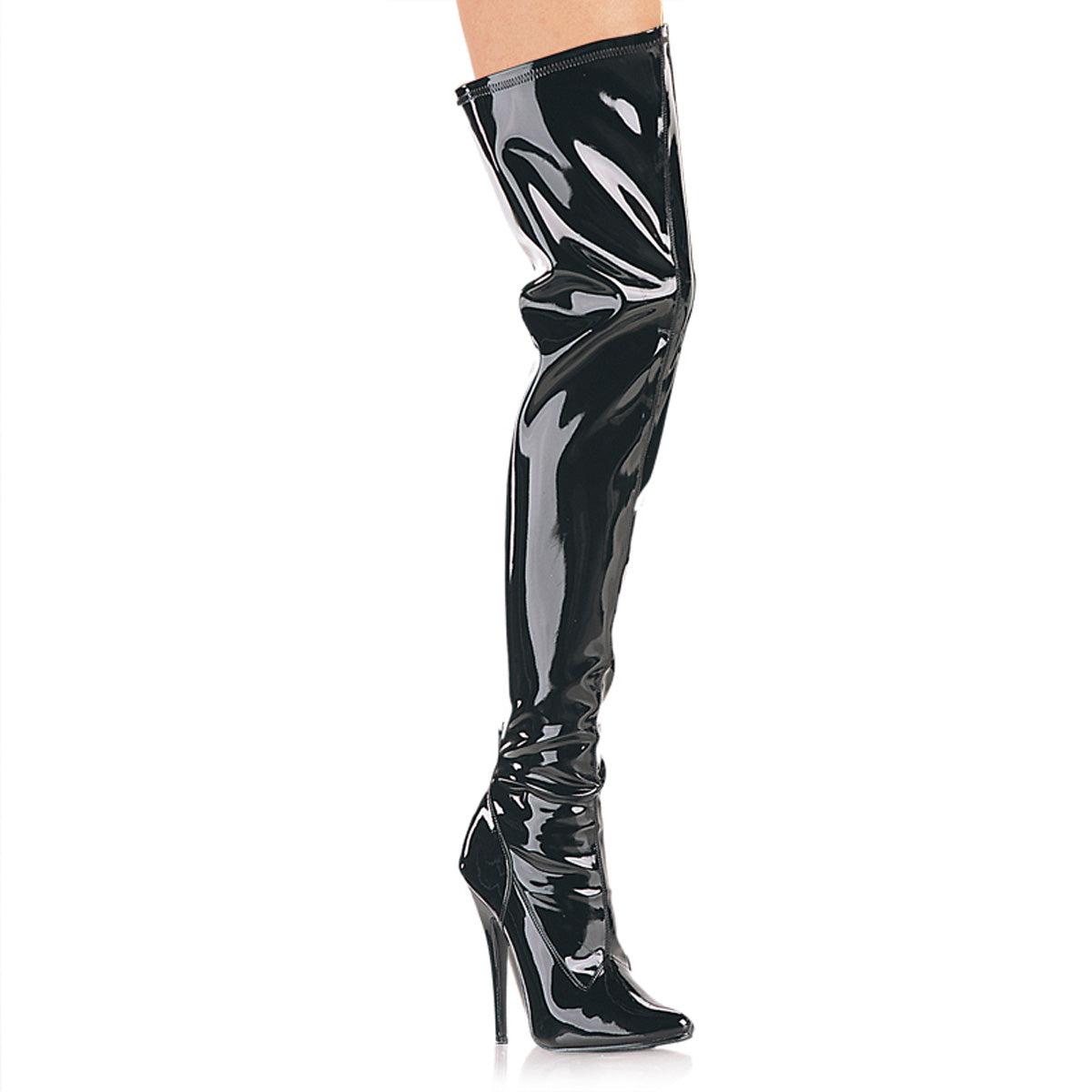 Domina-3000 Stretch Thigh High Boots Product Image