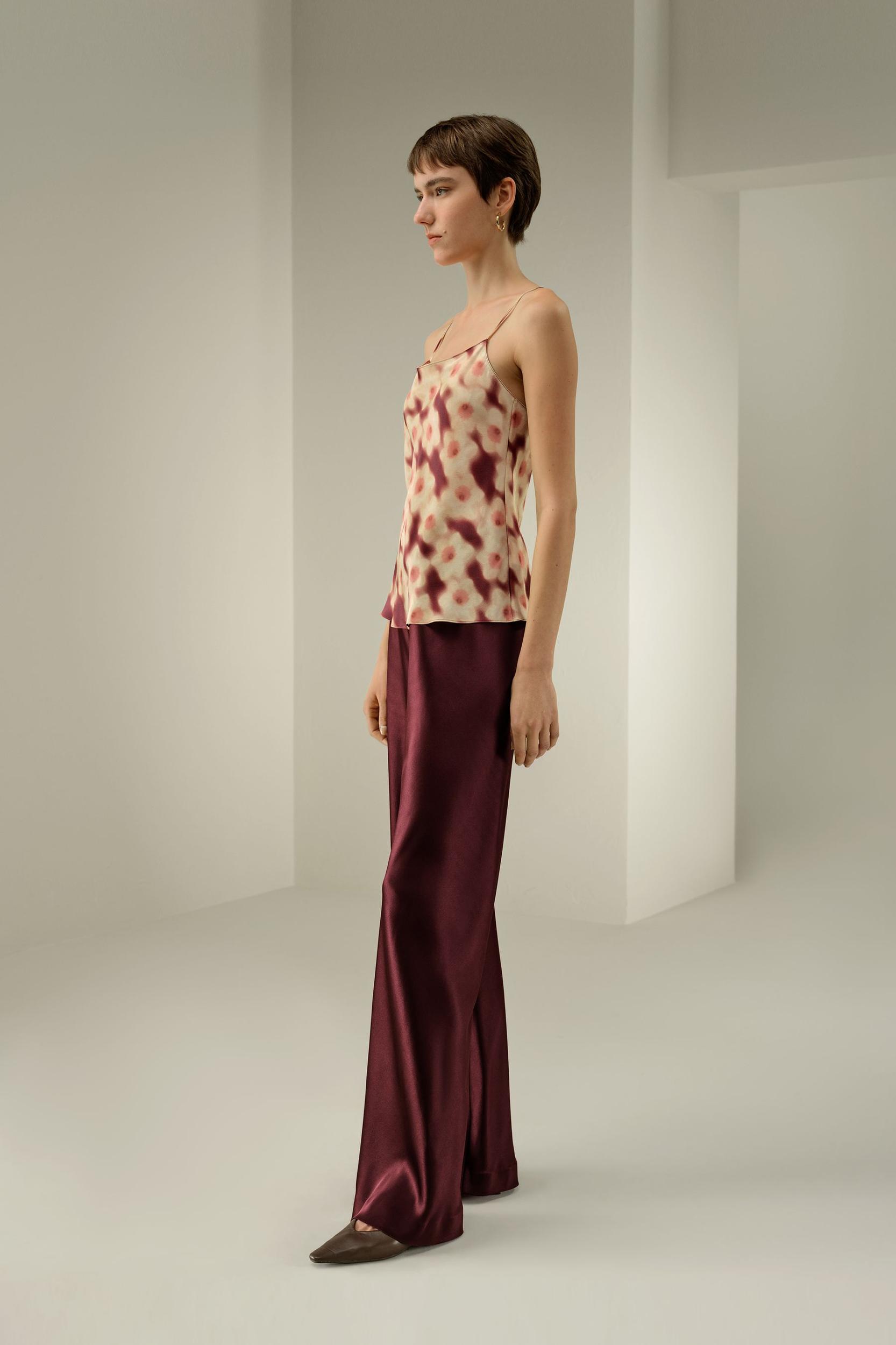 Daffodil Bloom Silk Camisole – Made with Liberty Fabric Product Image