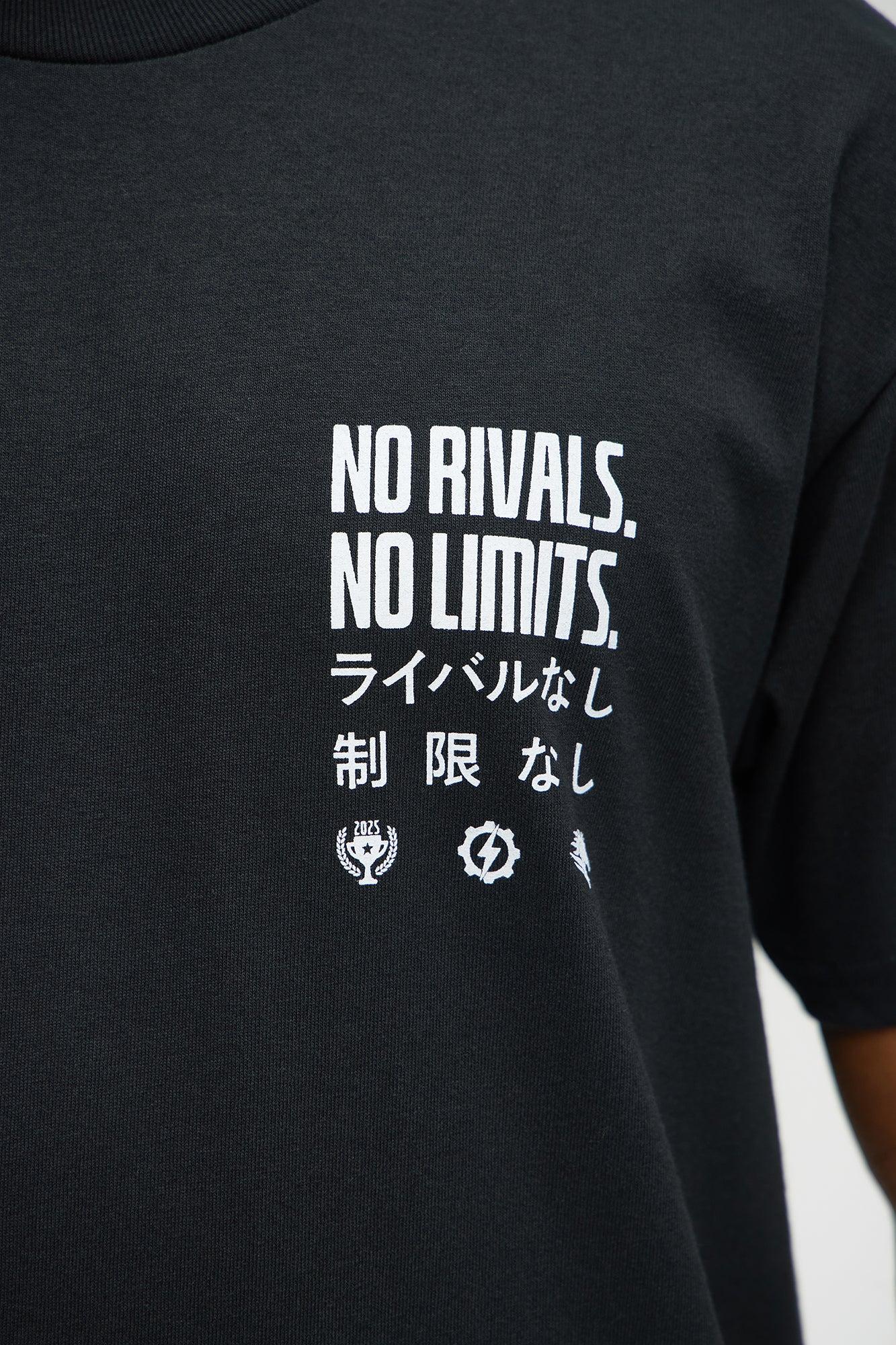 No Rivals No Limits Short Sleeve Tee - Black Male Product Image