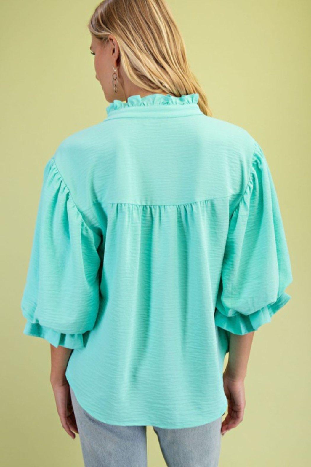 Balloon Sleeve Blouse Product Image