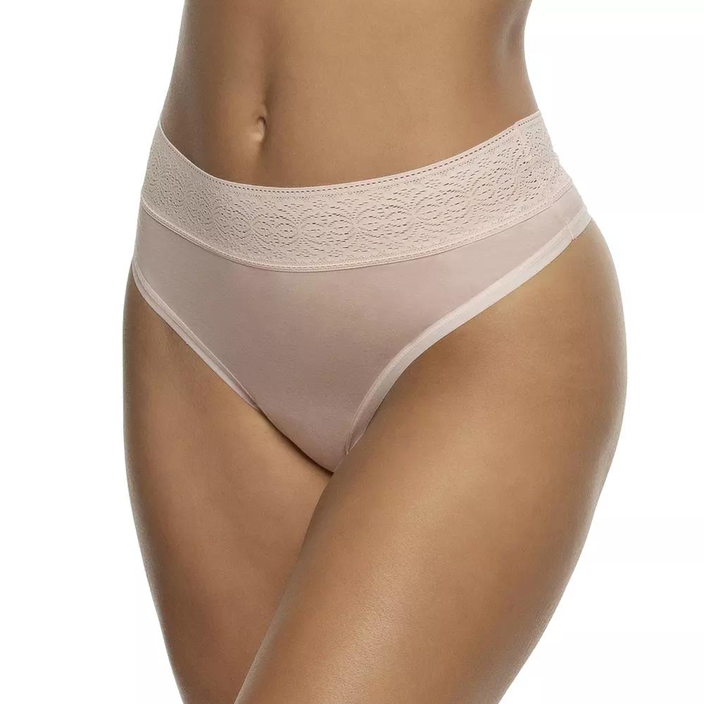 Women's Jezebel Serene High Waisted Thong Panty 530164,  Product Image