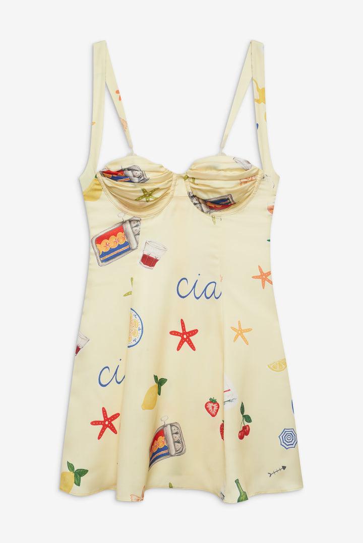 Ciao Mini Dress — Yellow Product Image