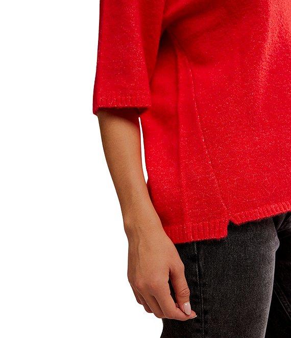 Free People Margot Crewneck Short Sleeve Sweater Top Product Image