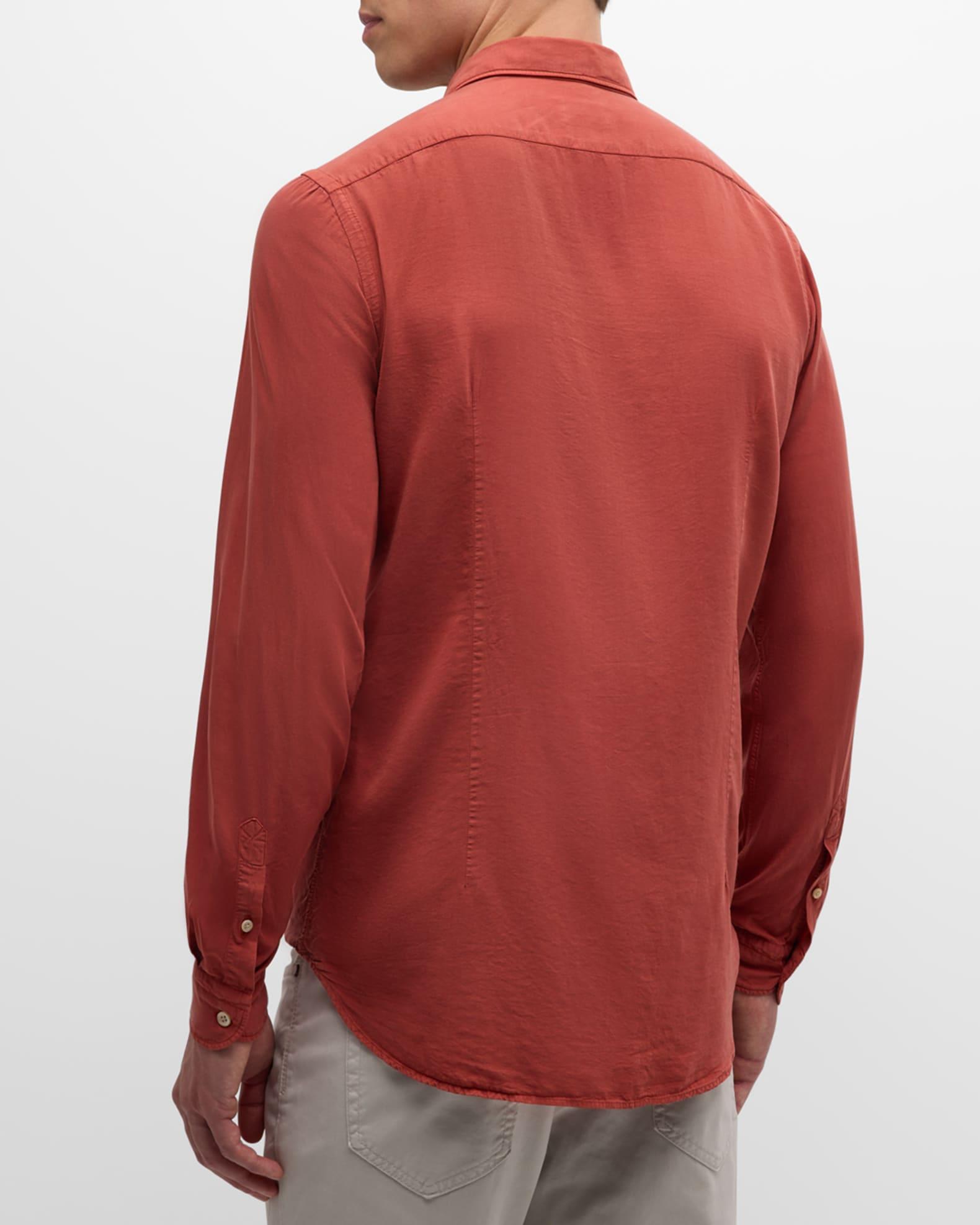 Men's Garment-Dyed Lyocell Sport Shirt Product Image