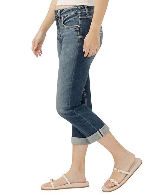 Silver Jeans Co. Suki Mid Rise Curvy Fit Capri Jeans Product Image