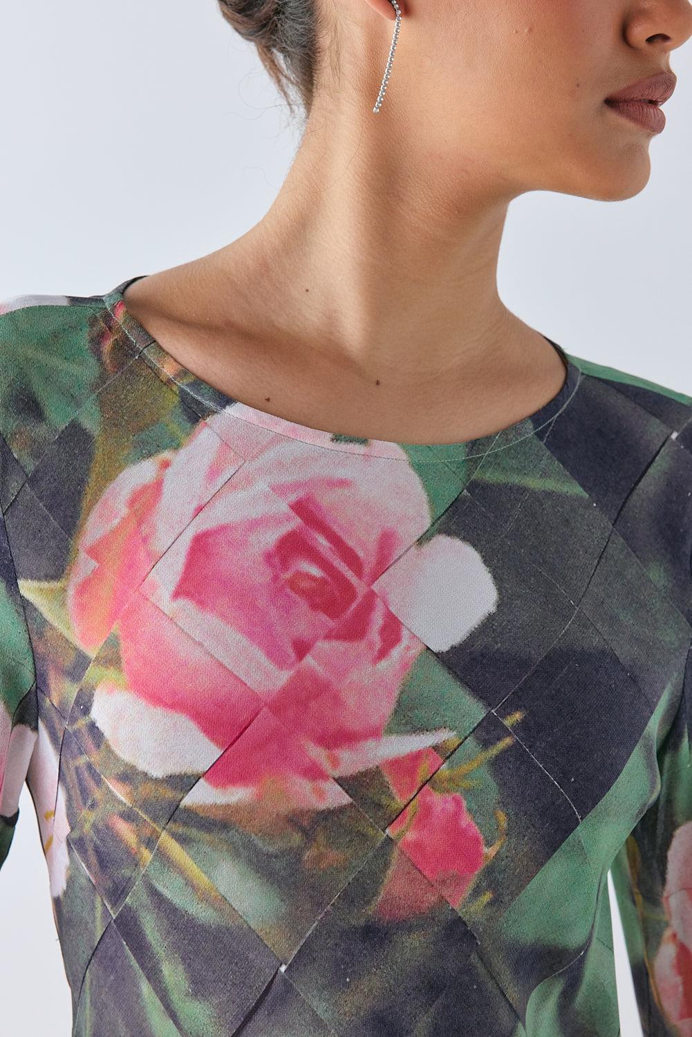 Jean Maxi Dress Rose Product Image