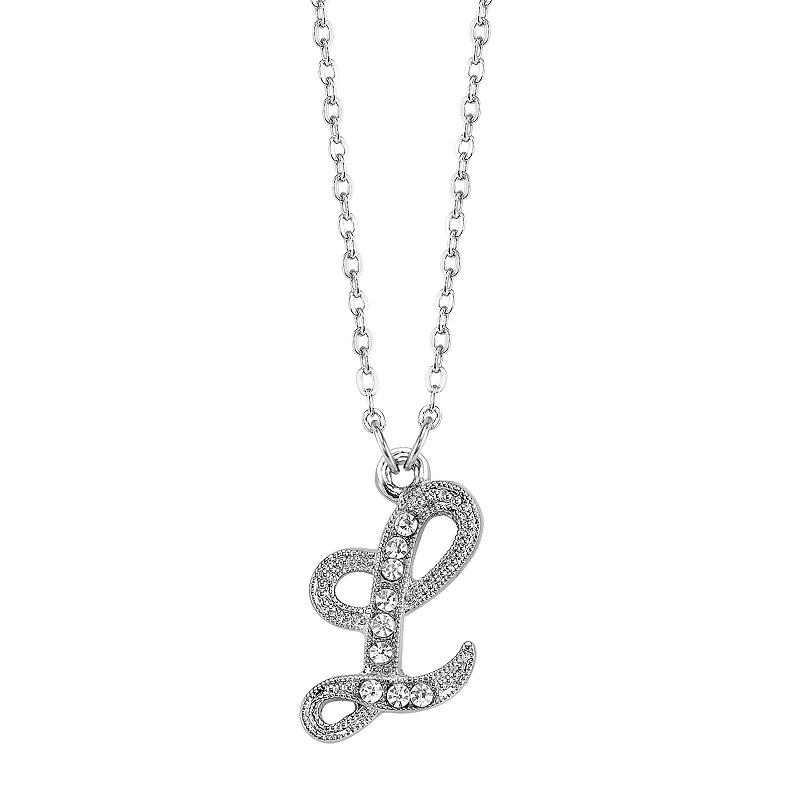 1928 Script Initial Necklace, Womens Product Image