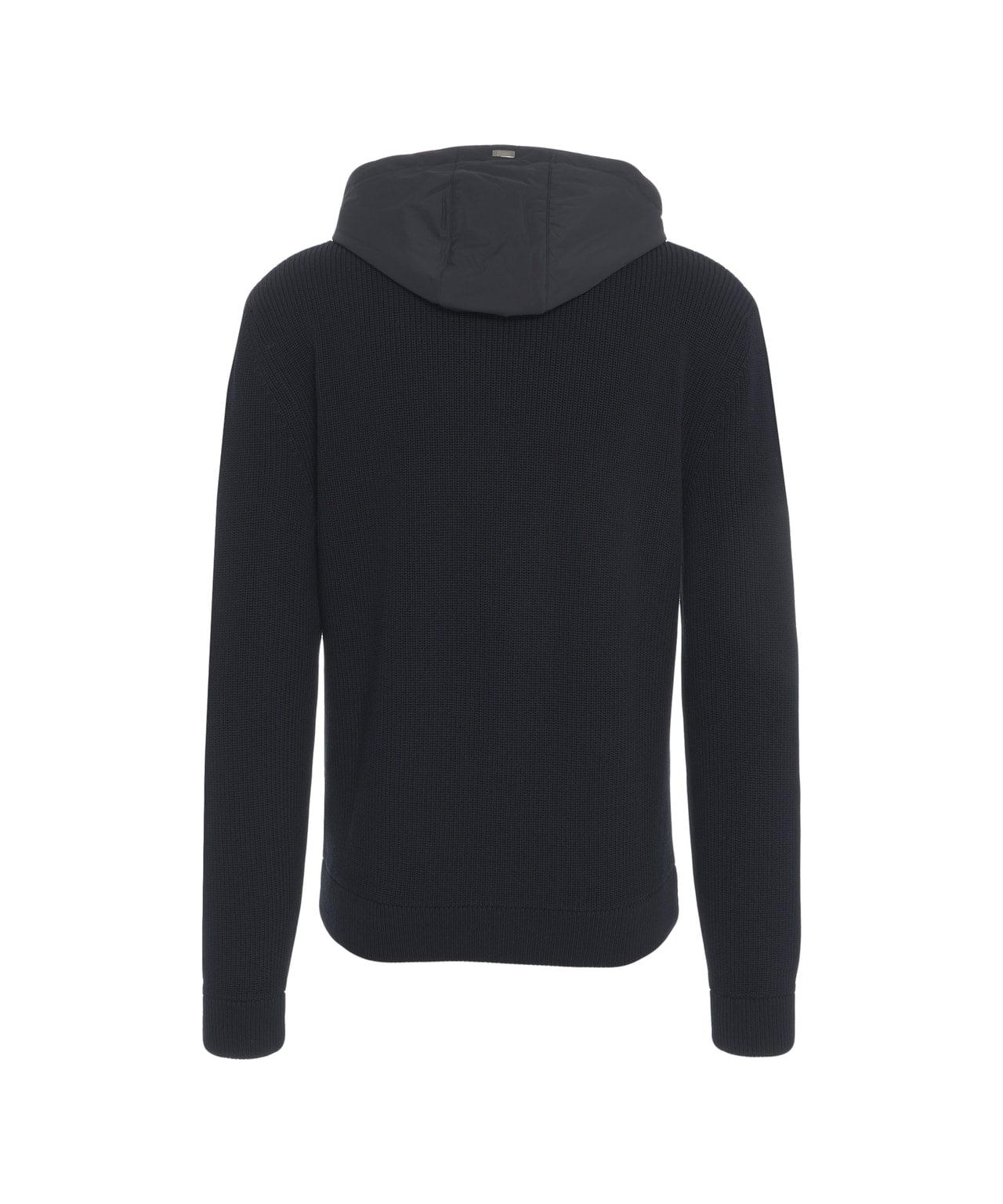 Cardigan with hood Product Image