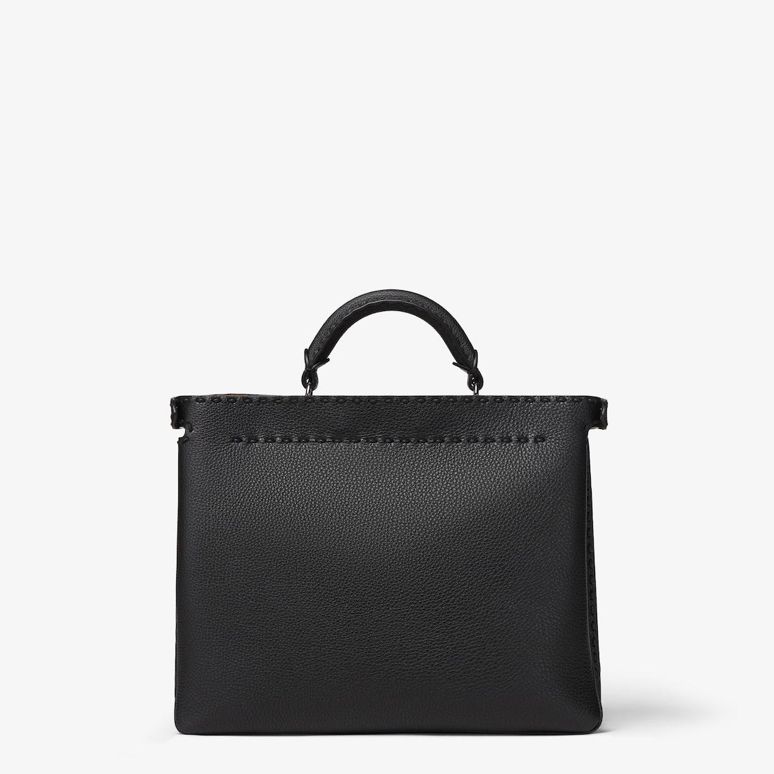 Selleria Peekaboo ISeeU Soft MediumBlack Selleria bag with 614 hand-sewn topstitches Product Image