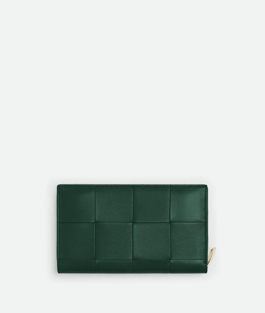 Women's Cassette Zip Around Wallet in Emerald green Product Image