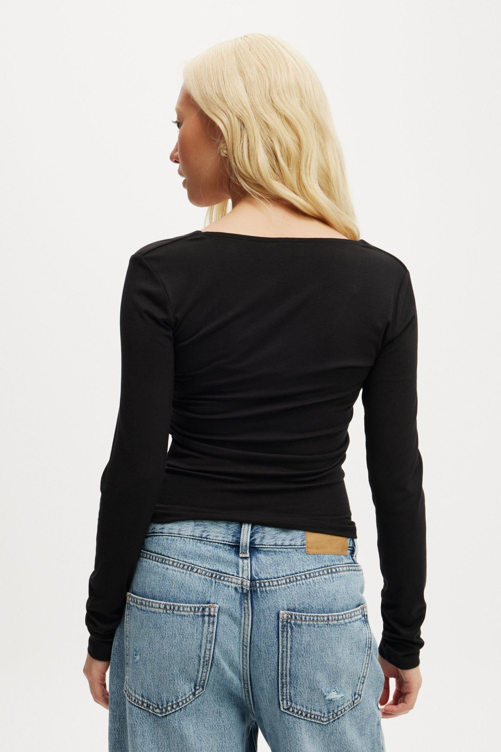 Sunday Scoop Neck Long Sleeve Product Image