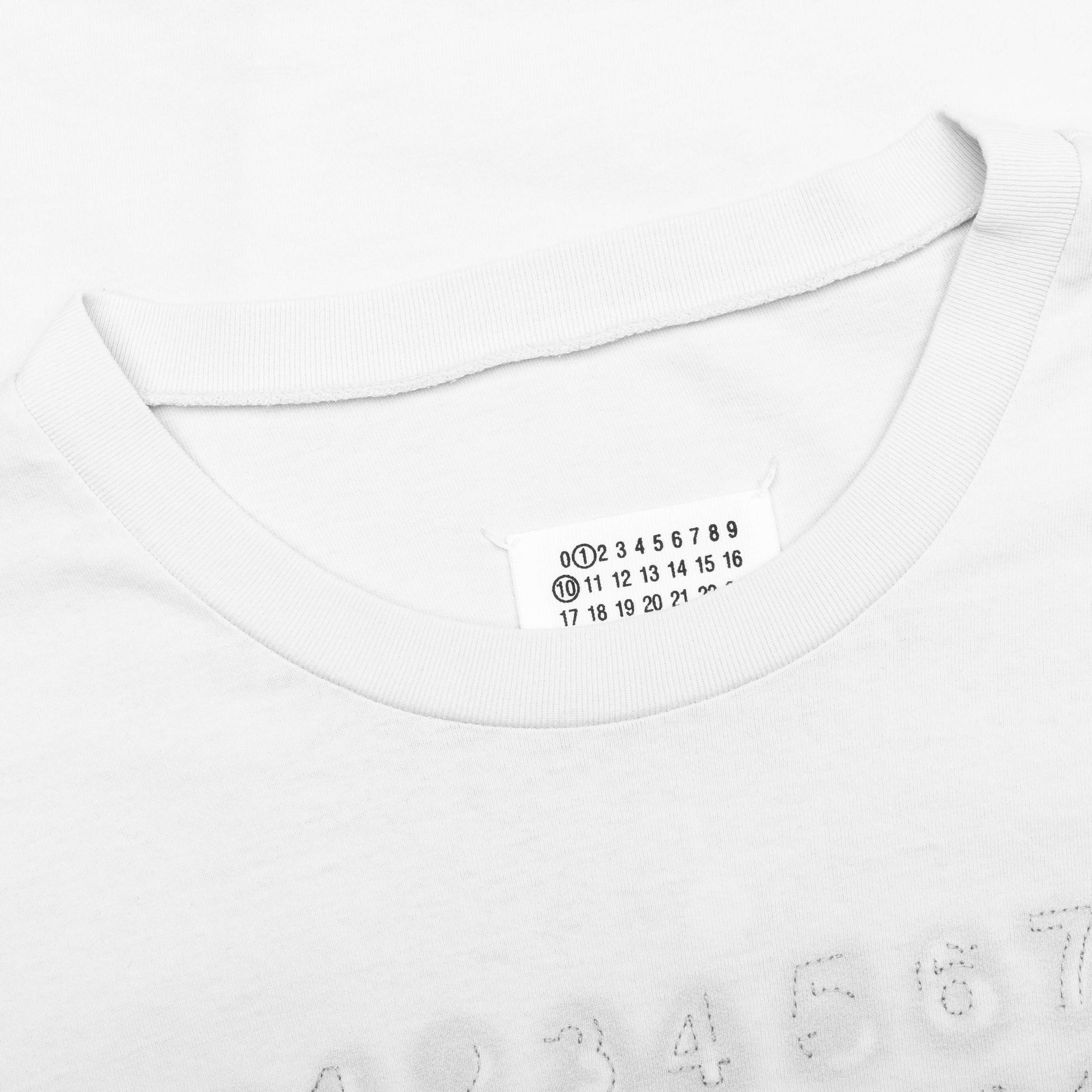 Embroidered Logo T-Shirt - Ecru Male Product Image