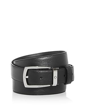 Mens Trapeze Textured Cowhide Leather Belt Product Image