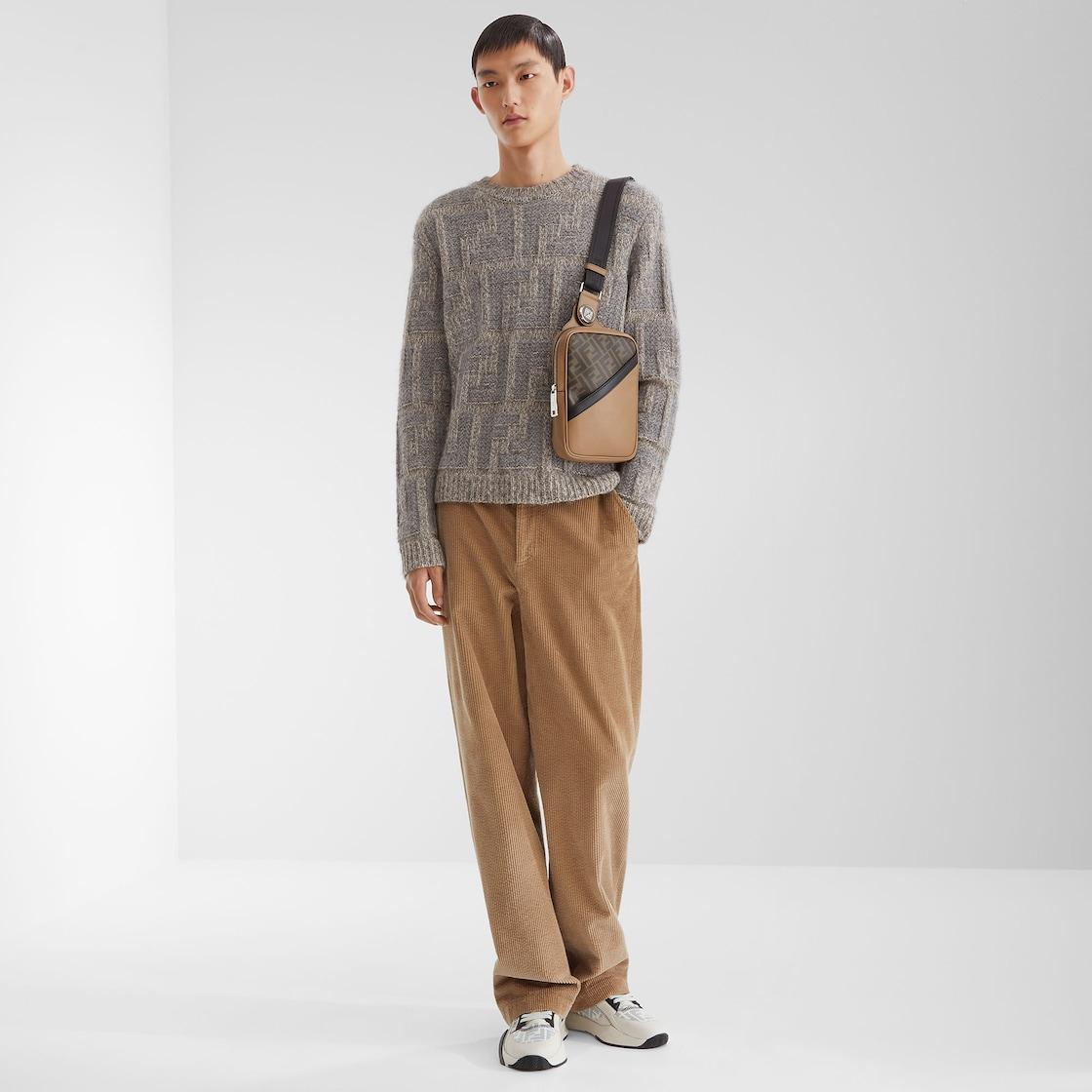 Fendi Diagonal Belt BagBrown FF canvas belt bag Product Image