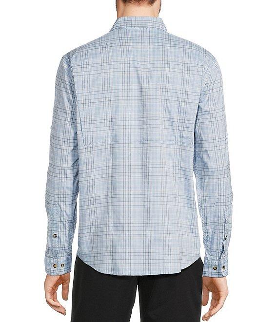 L.L.Bean Performance Stretch Tropicwear Plaid Long Sleeve Woven Shirt Product Image