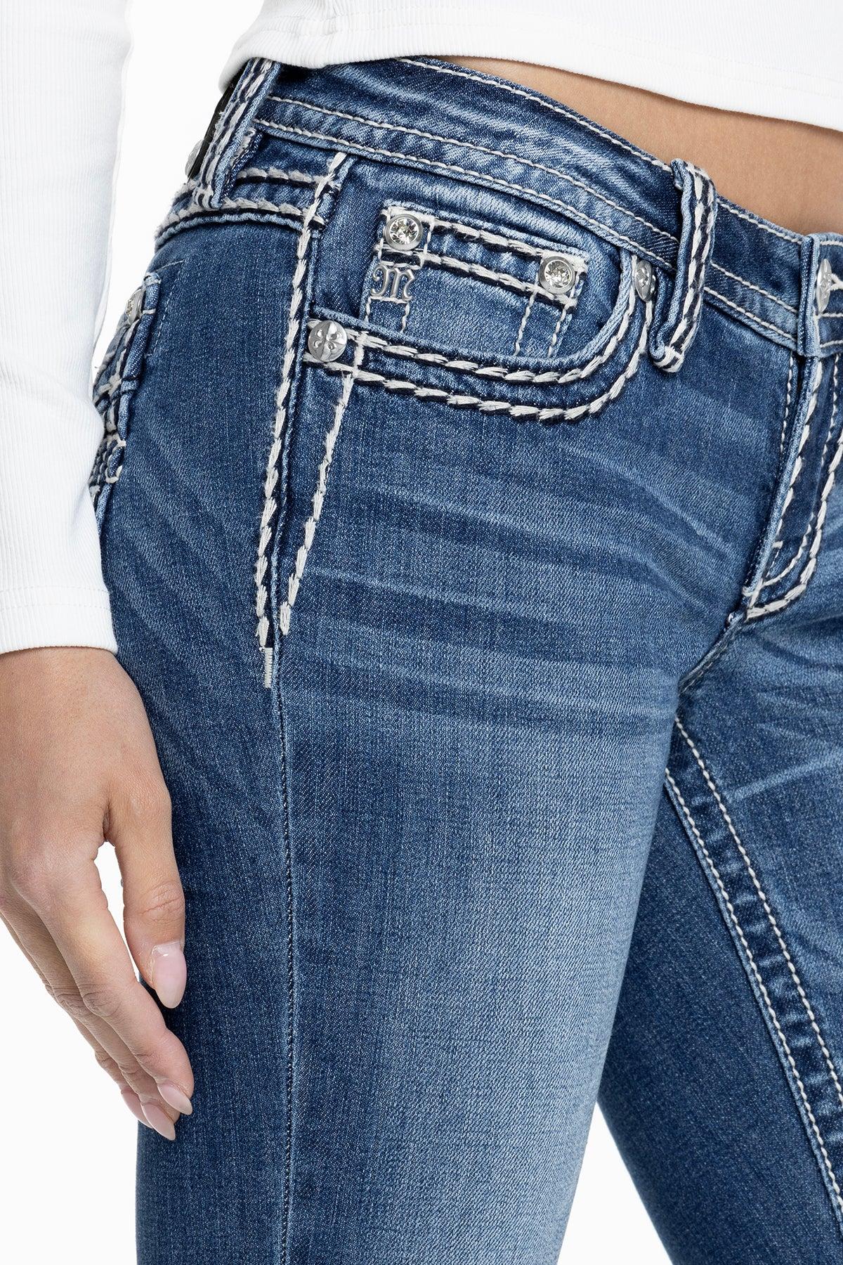 Cleo Stitched Bootcut Jeans Product Image