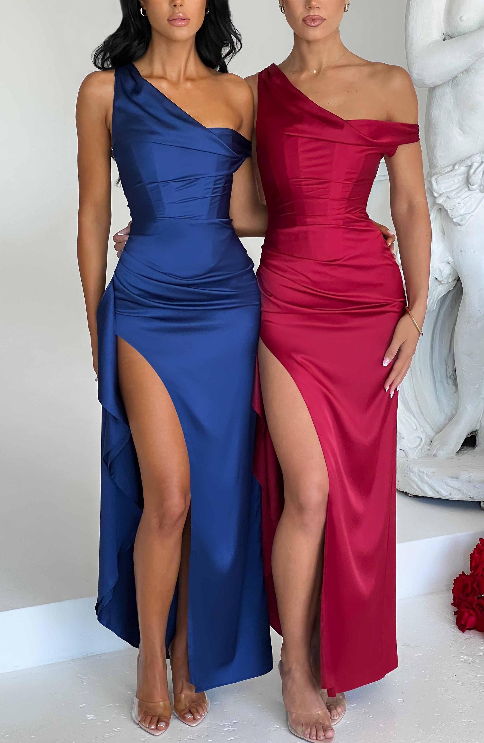 Juliene Maxi Dress - Wine Product Image